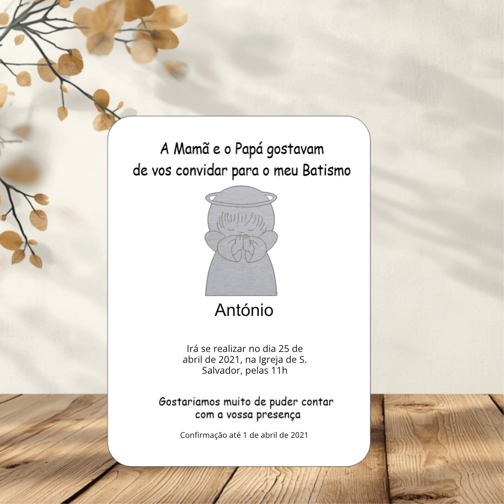 Convite Batismo 2