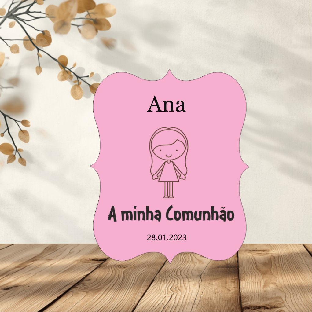 Lembrança 1ª Comunhão Menina