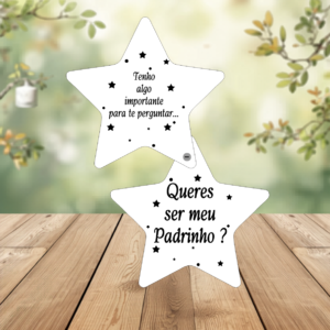Convite Padrinho Estrela