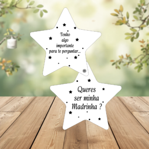 Convite Madrinha Estrela