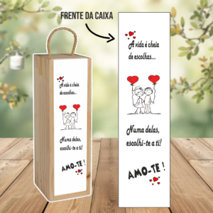 Caixa Garrafa Amo-te 1